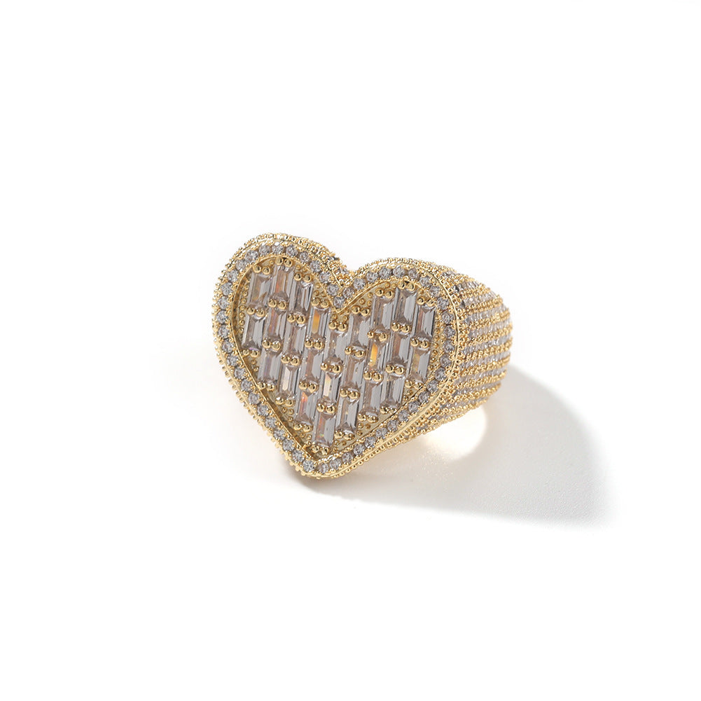 Icy Heart Ring